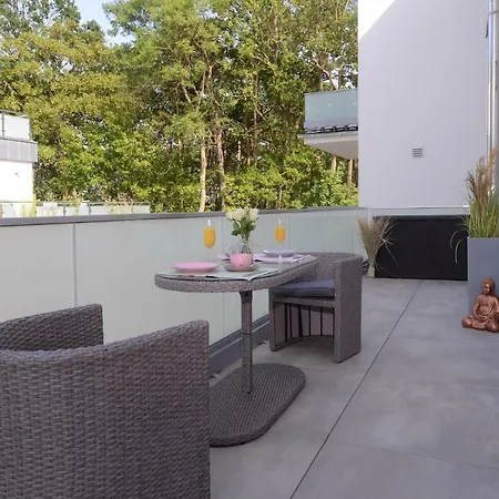 アパート Strandvilla Gezeiten ボルテンハーゲン